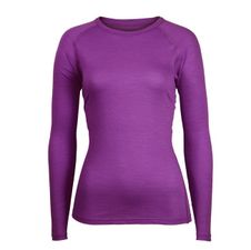 Brynje Classic Wool Lady Rib Shirt - violet