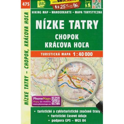 TM 475 Nízke Tatry  - Chopok, Kráľova Hoľa 1:40 000